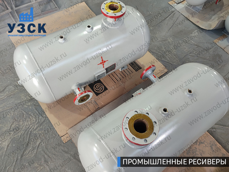 фотография промышленных ресиверовдля газа Тверь